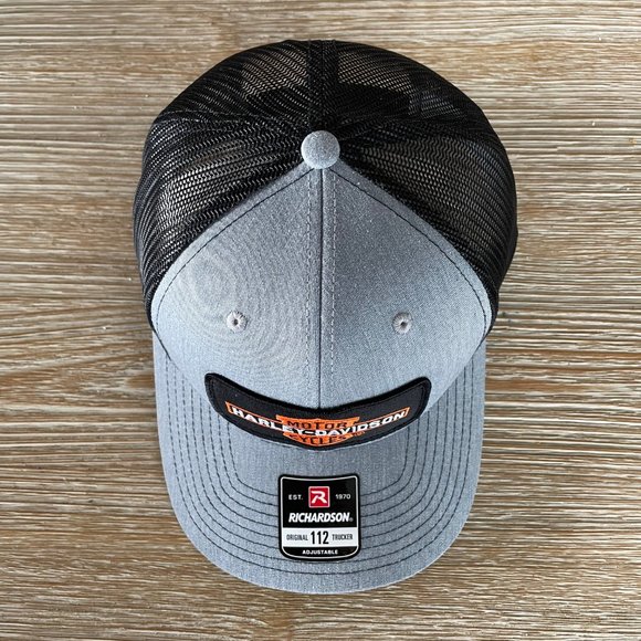 Harley Davidson Bar & Shield Patch Hat - Richardson 112 - Picture 5 of 8